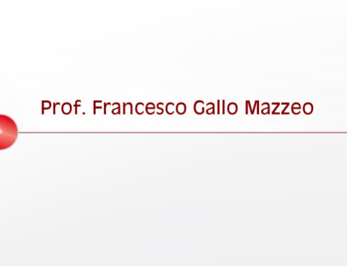 Contributo Critico Prof. Francesco Gallo Mazzeo